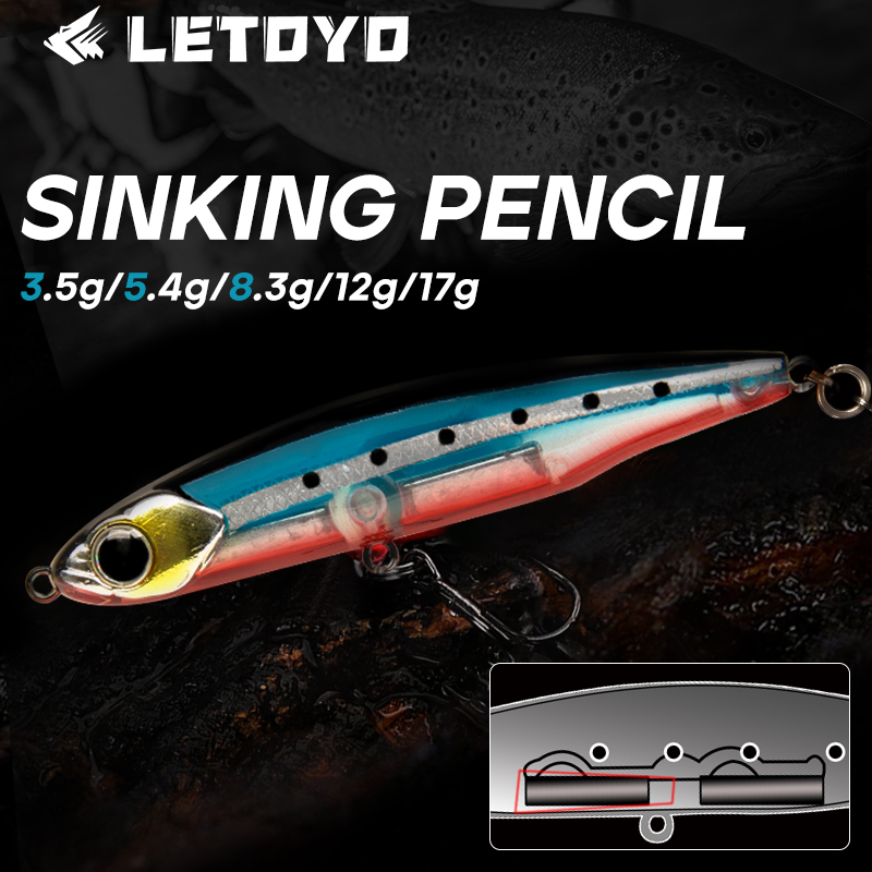 Fishing Lure Spinnerbait - LETOYO тонущий карандаш 17 г 12