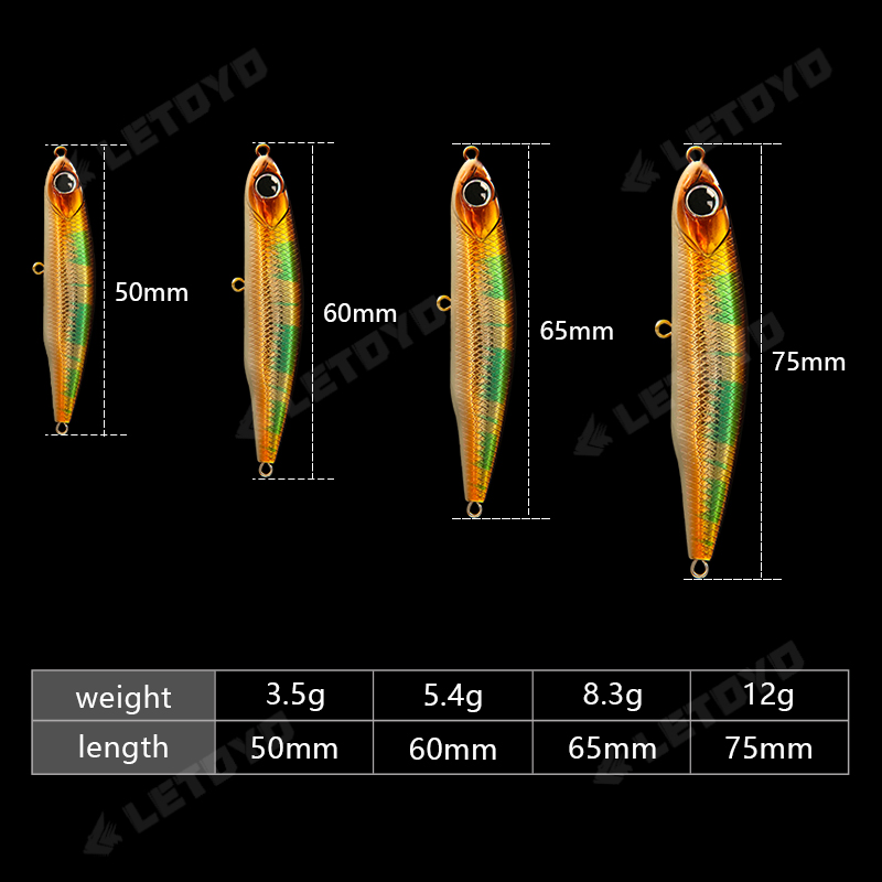 LETOYO тонущий карандаш 17 г 1 – обзор и цена Fishing Lure Spinnerbait