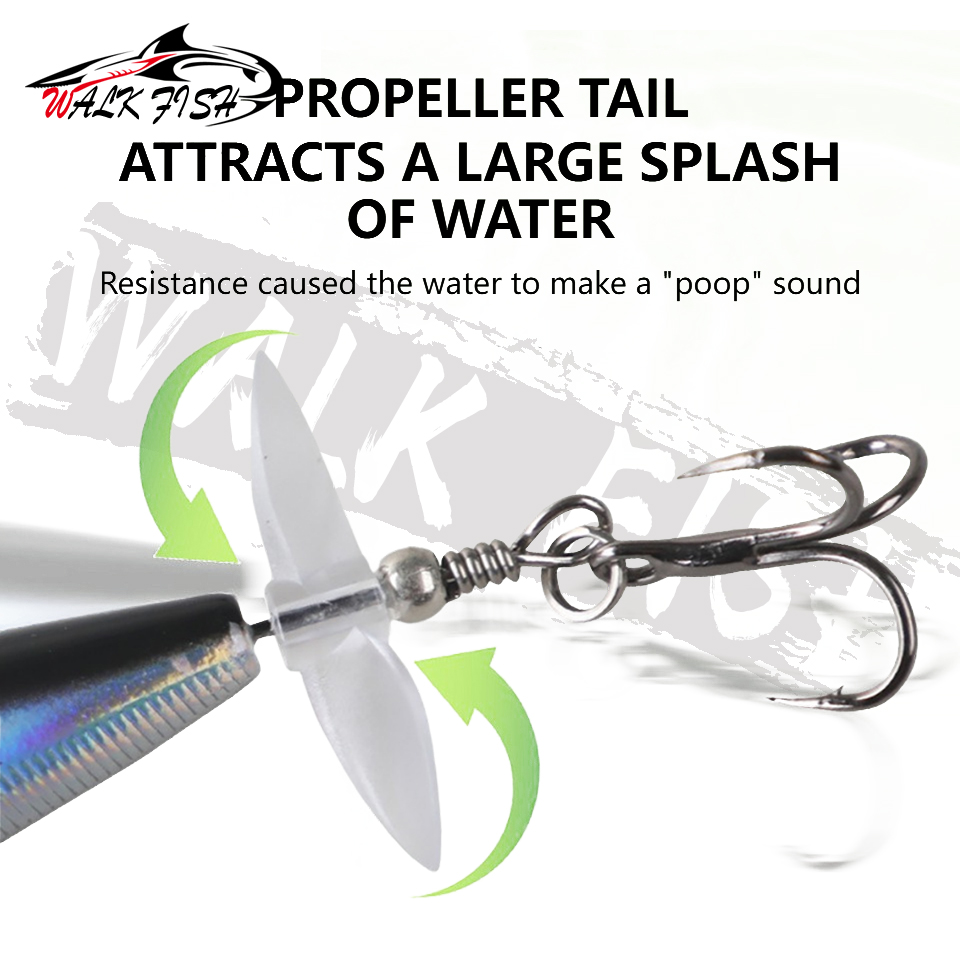 WALK FISH 7г/11г Пенсил-приман – обзор и цена Fishing Lure Buzzbait