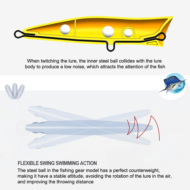 FJORD 140 мм 51 г Поппер Рыбол – обзор и цена Fishing Lure Buzzbait